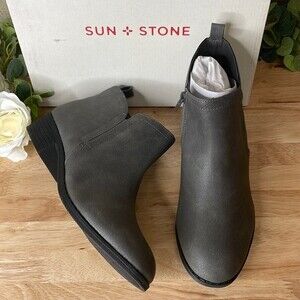 Sun + Stone Cadee Ankle Booties 8.5W